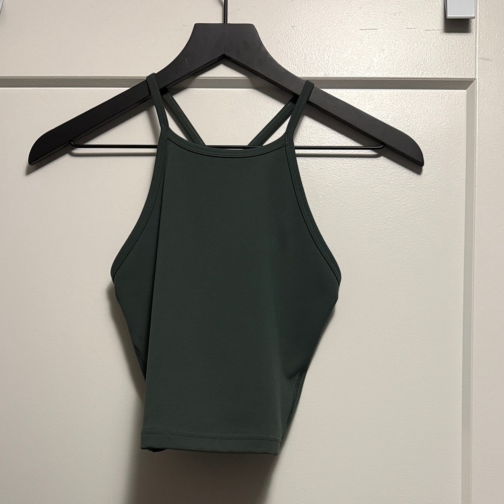 lululemon athletica Forest Green Crop Top